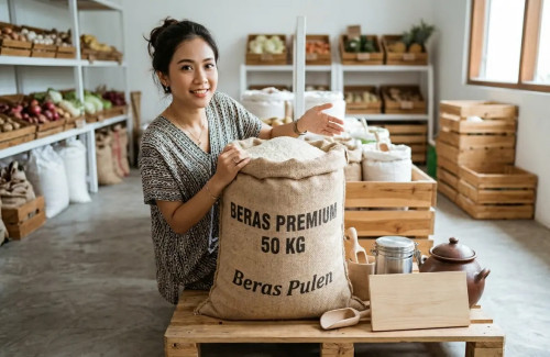 Cara Menjaga Kualitas Beras dalam Karung Besar Tetap Awet cover